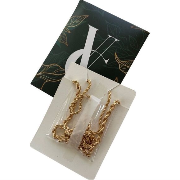 Vertical Collective “Vera Braided Necklace Set” • NWT - Picture 2 of 7